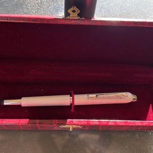 Swarovski Crystal Original white silver Pen 5 inch top large stone gift box
